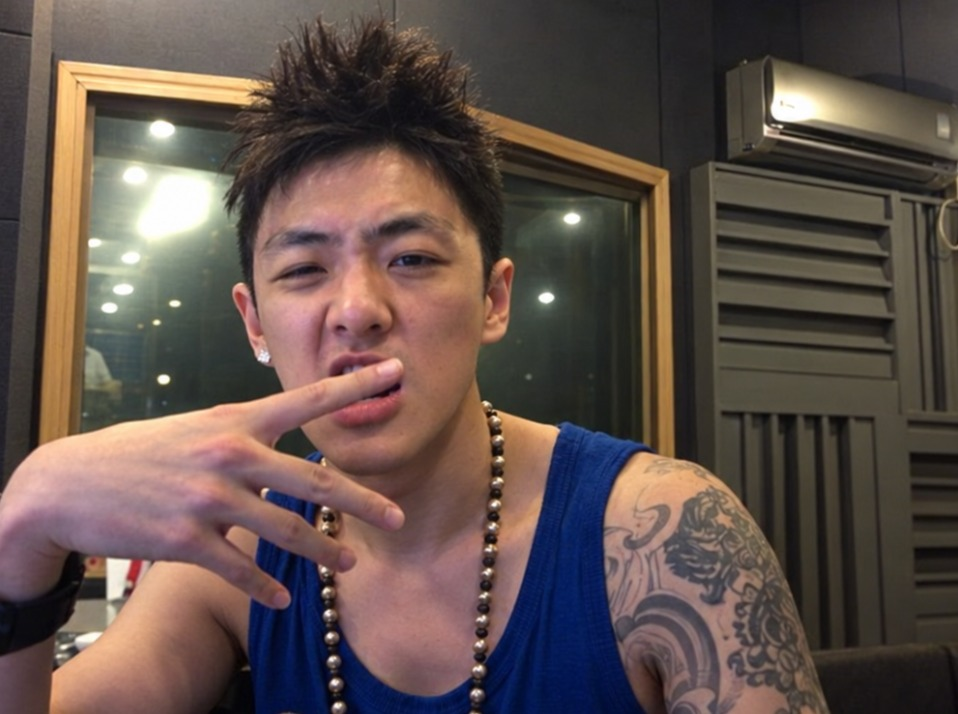 Stanley Yang in a Shanghai recording studio