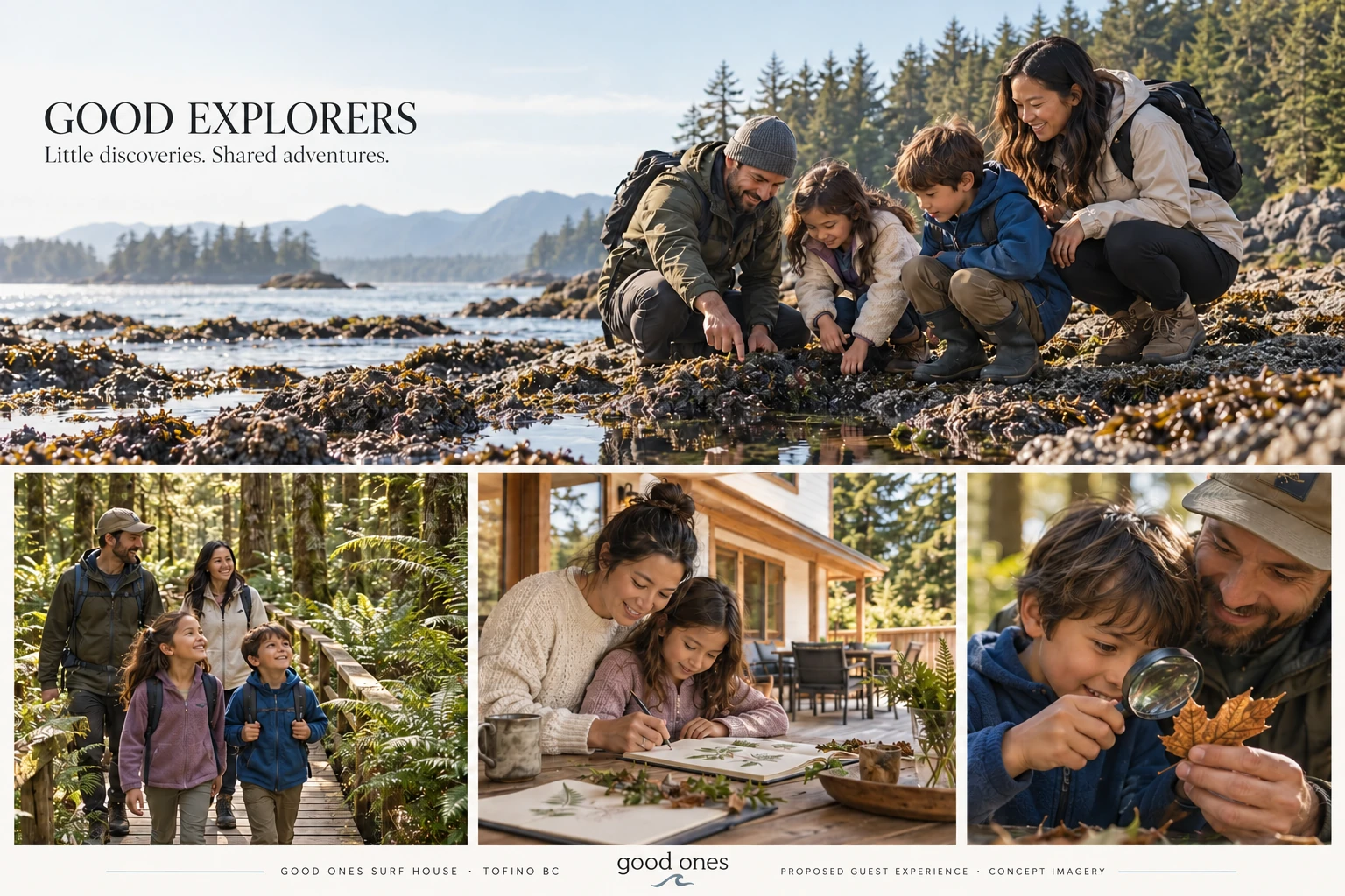 GOOD ONES SURF HOUSE — GOOD EXPLORERS / parent-accompanied nature activities