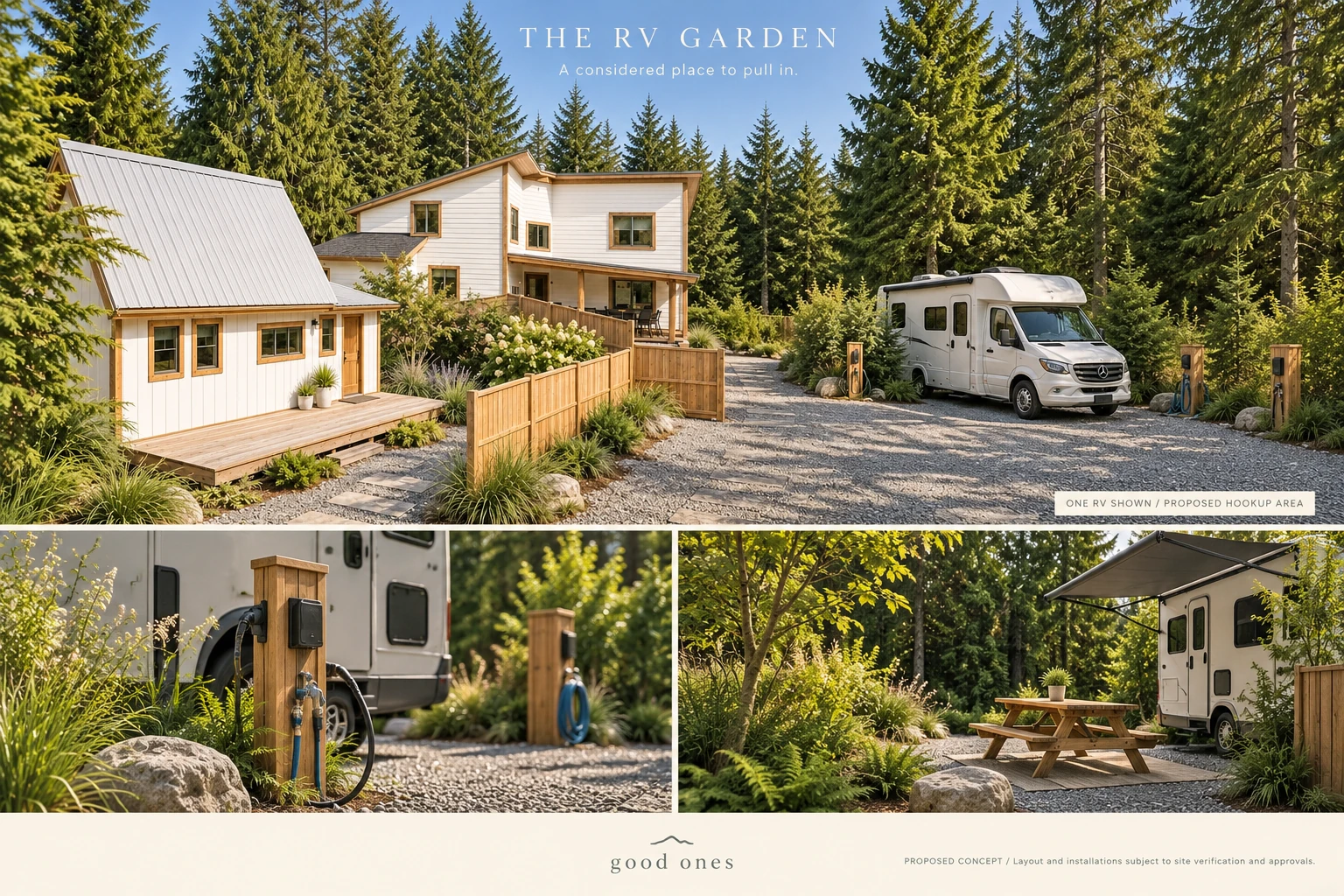 GOOD ONES SURF HOUSE — The RV Garden / a considered arrival and stay