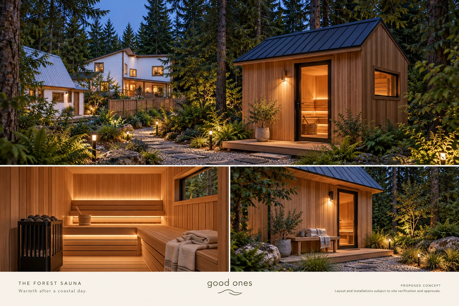GOOD ONES SURF HOUSE — The Forest Sauna / warmth after the waves