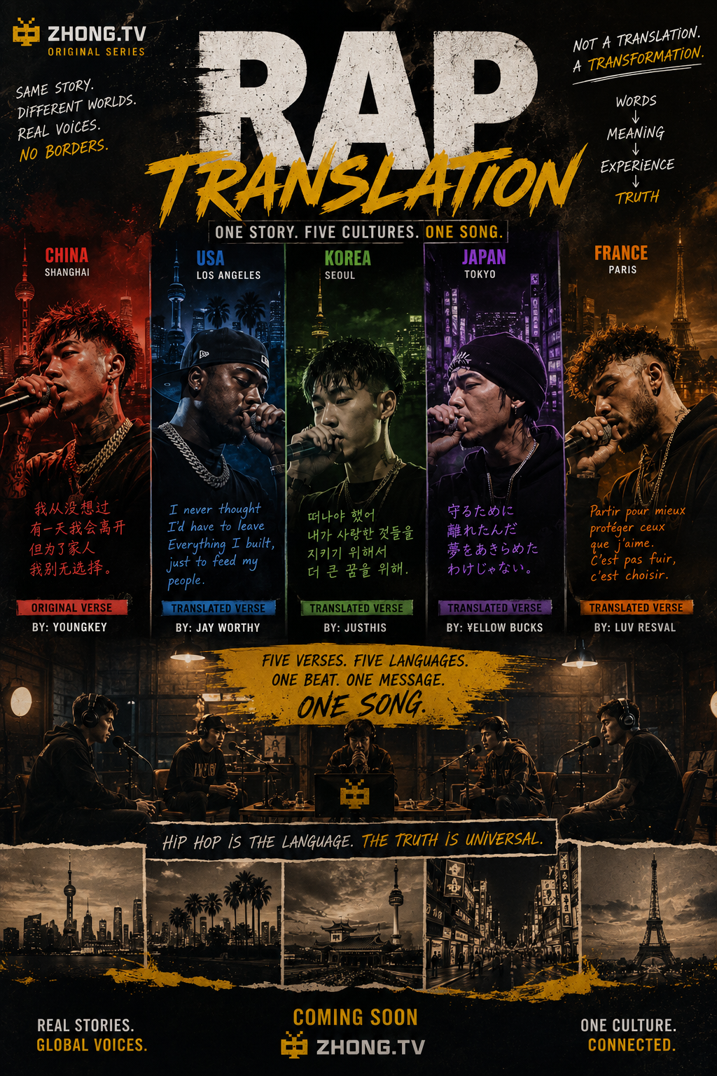 Rap Translation — poster concept 2