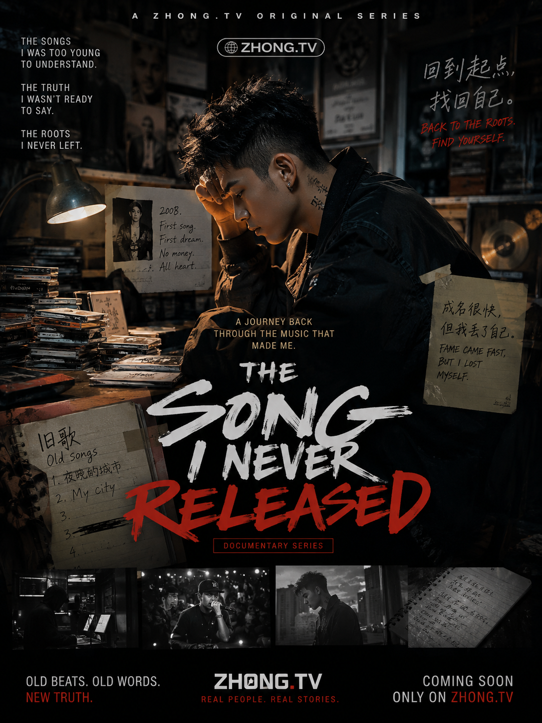 The Song I Never Released — poster concept 1