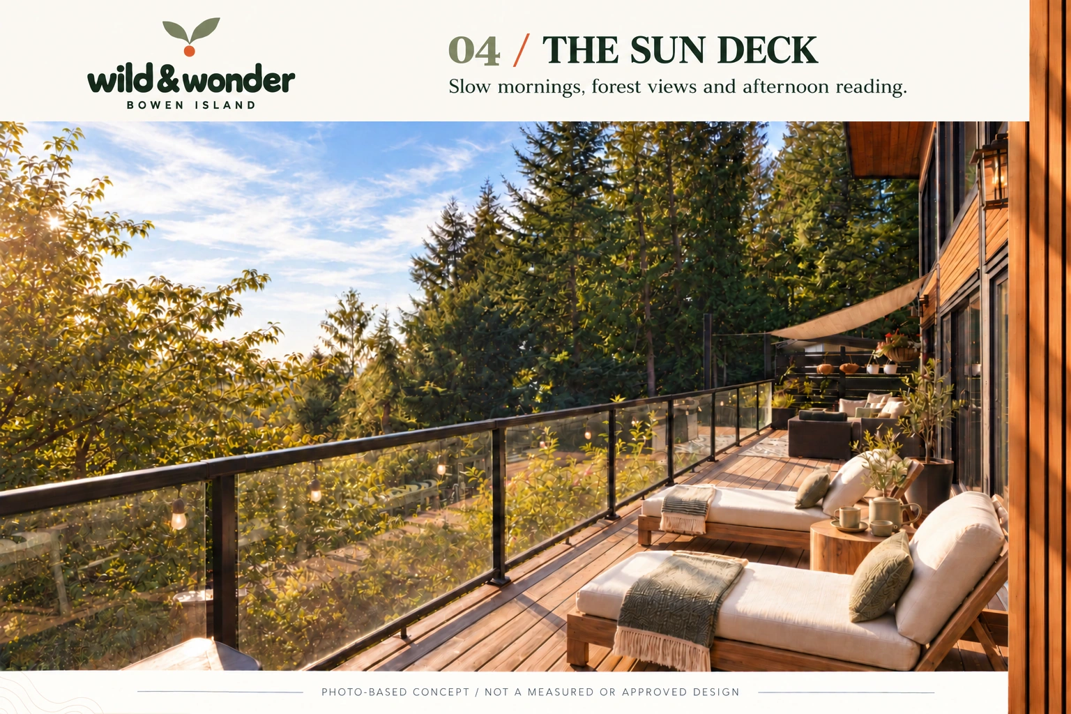 WILD & WONDER — sun deck concept