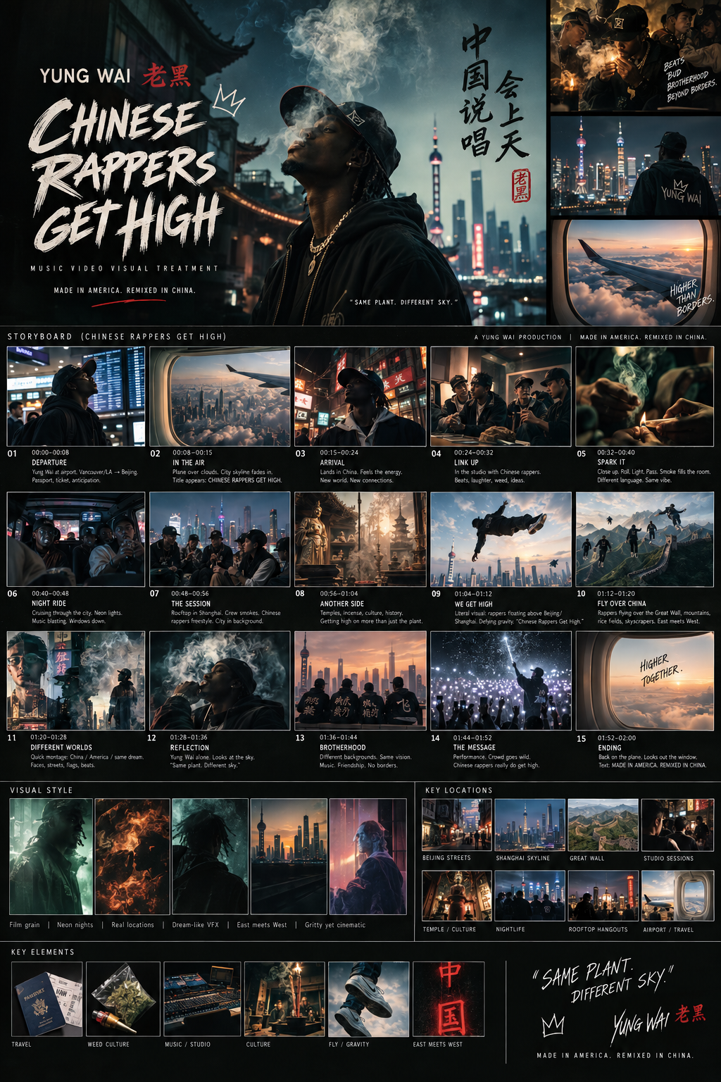 Yung Wai — Chinese Rappers Get High — visual treatment 02